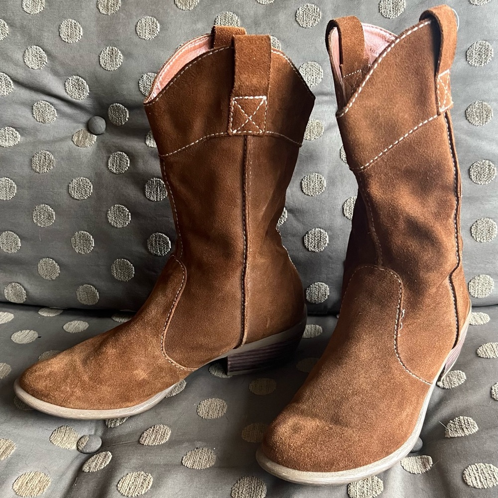 Suede leather Groucho boots